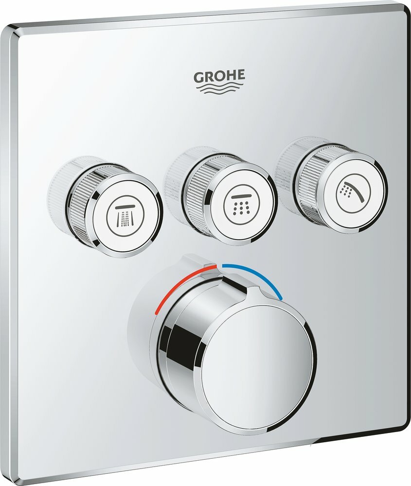 Маховик и смеситель и термостат и переключатель и картридж Grohe SmartControl 29149000