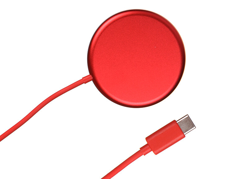 Зарядное устройство Baseus Simple Mini Magnetic Wireless Charger Red WXJK-H09