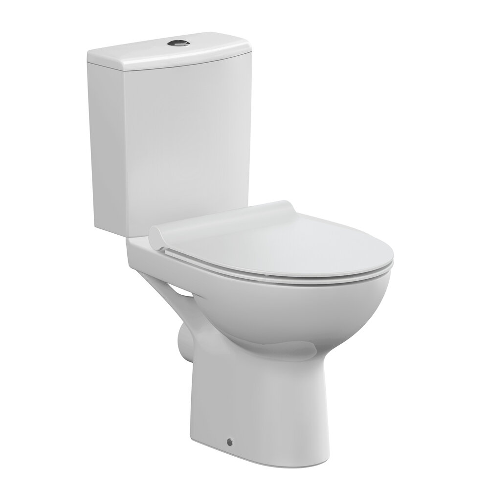 фото Унитаз Cersanit NATURE CLEAN ON 011 3/5 DPL EO SLIM с сиденьем микролифт