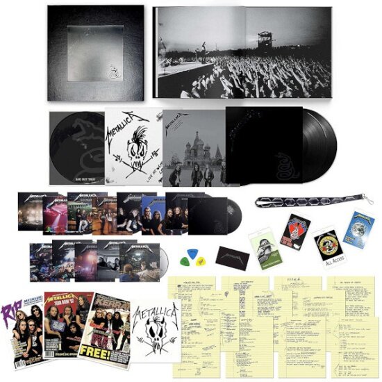 Виниловая пластинка UNIVERSAL MUSIC METALLICA - Metallica (30th Anniversary Super Deluxe Box Set Edition)(6LP+14CD+6DVD)