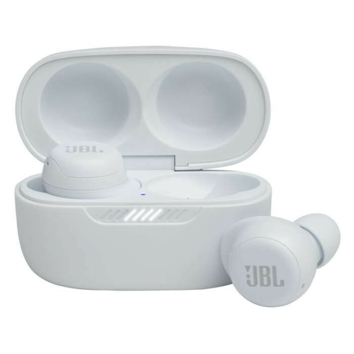 JBL Live Free NC+ TWS наушники внутриканальные с микрофоном: BT 5.1, IPX7, Smart Ambient, 14г, до 7 часов, цвет белый