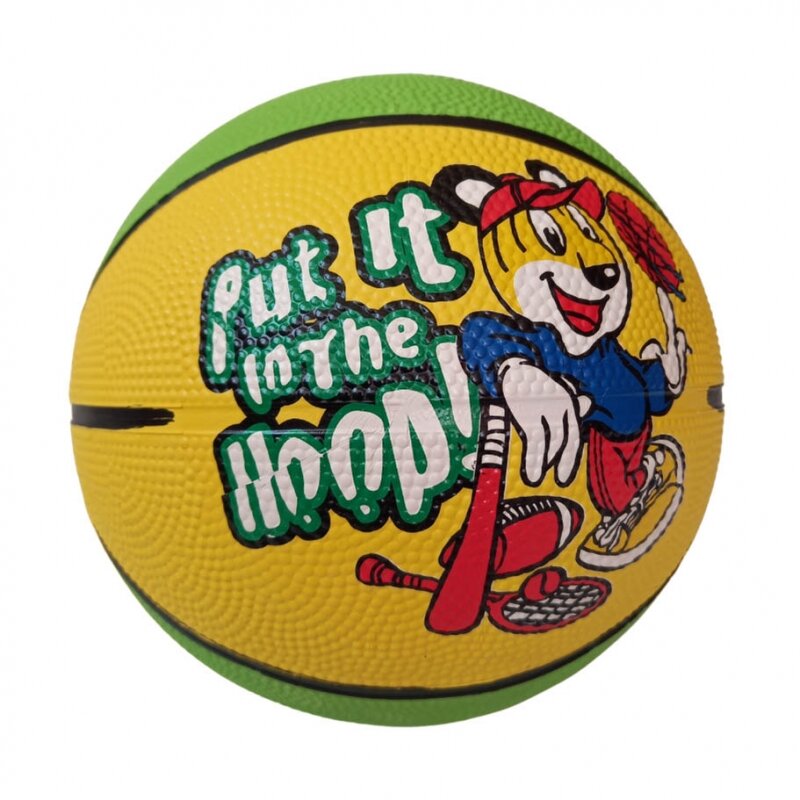 B32220-3 Мяч баскетбольный №3, зелено/желтый Спортекс