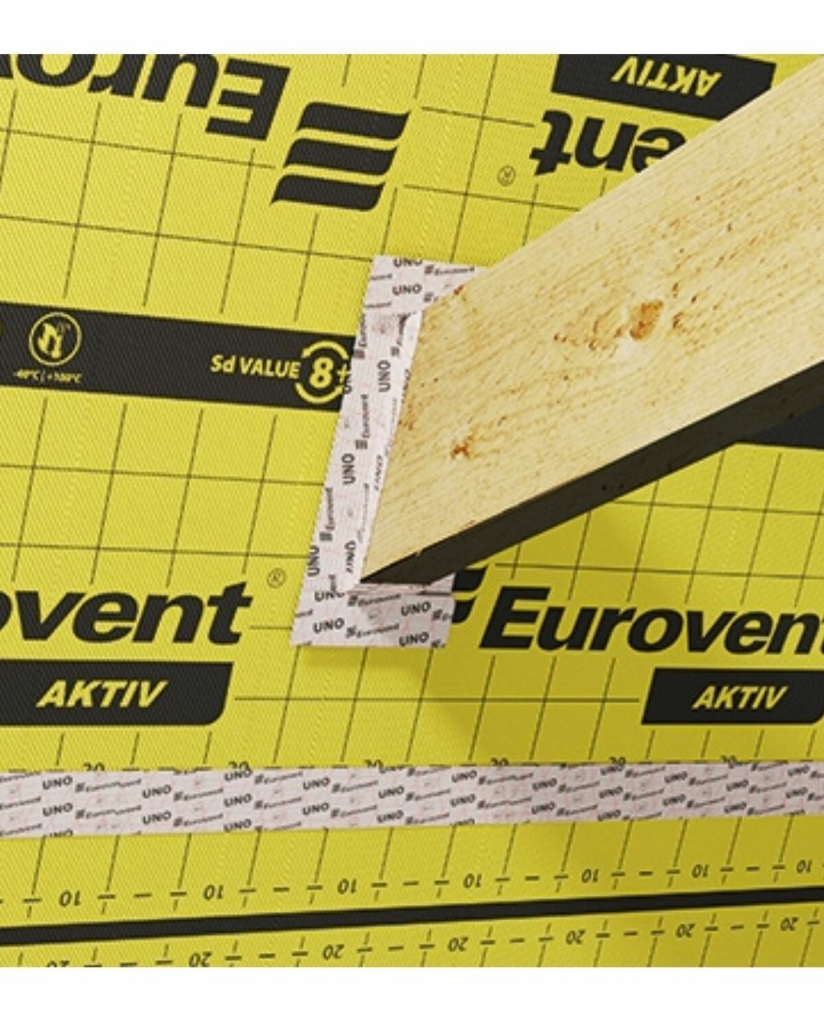 Монтажная односторонняя лента - скотч UNO Eurovent 50мм*25м - фотография № 2