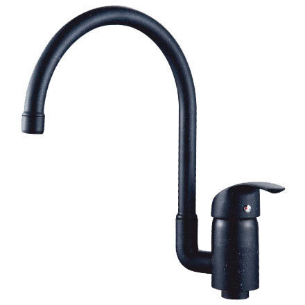 Смеситель Ganzer для кухонных моек черный GZ03021-C