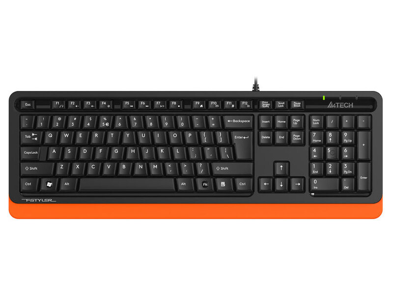 Клавиатура A4Tech Fstyler FKS10 Black-Orange