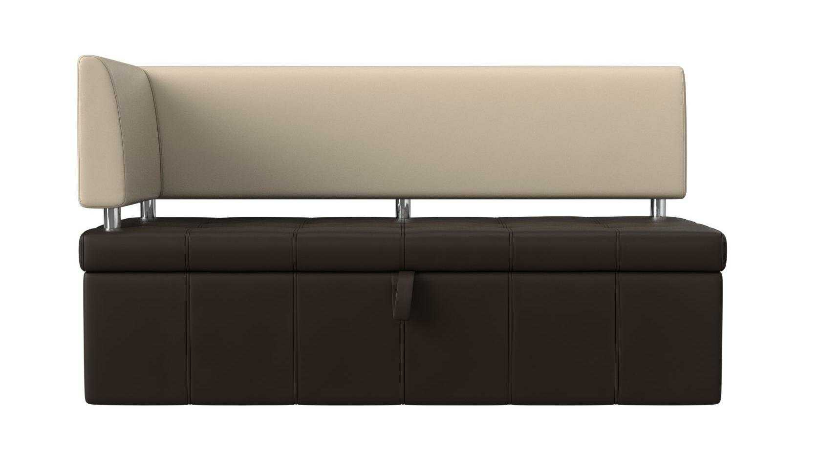 Кухонный прямой диван Стоун с углом левый - фотография № 2