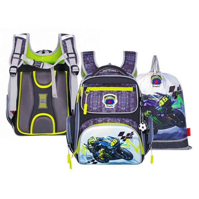 фото Рюкзак каркасный 35 х 26 х 18 см, Across ACS1, наполнение: мешок, синий ACS1-3