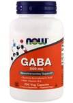NOW GABA 500 mg + B-6 2 mg (200 капсул) - изображение