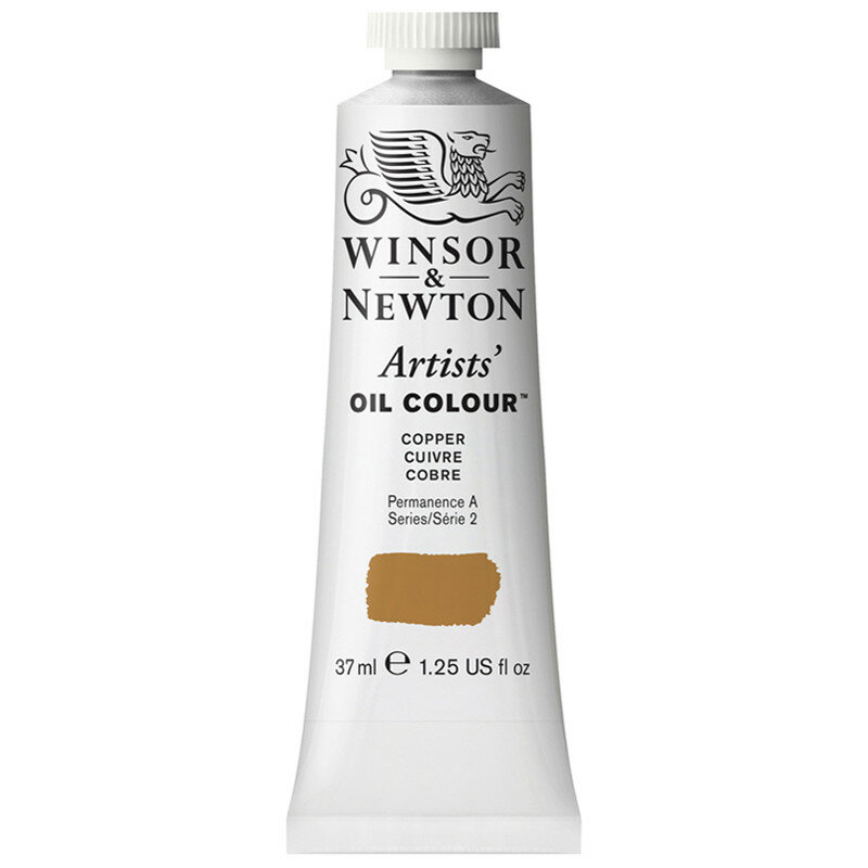 Краска масляная профессиональная Winsor&Newton Artists Oil, 37мл, медный ( Артикул 316812 )