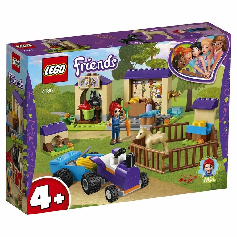 LEGO Friends Конструктор Конюшня для жеребят Мии, 41361