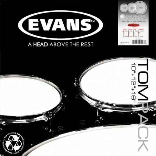 Evans ETP-EC2SCTD-R Rock Набор пластика для барабана 10", 12", 16"