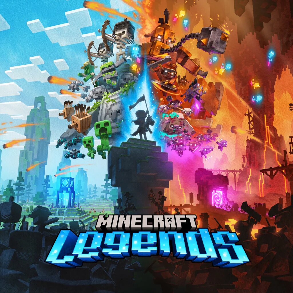 Minecraft Legends PS4 Не диск! Цифровая версия