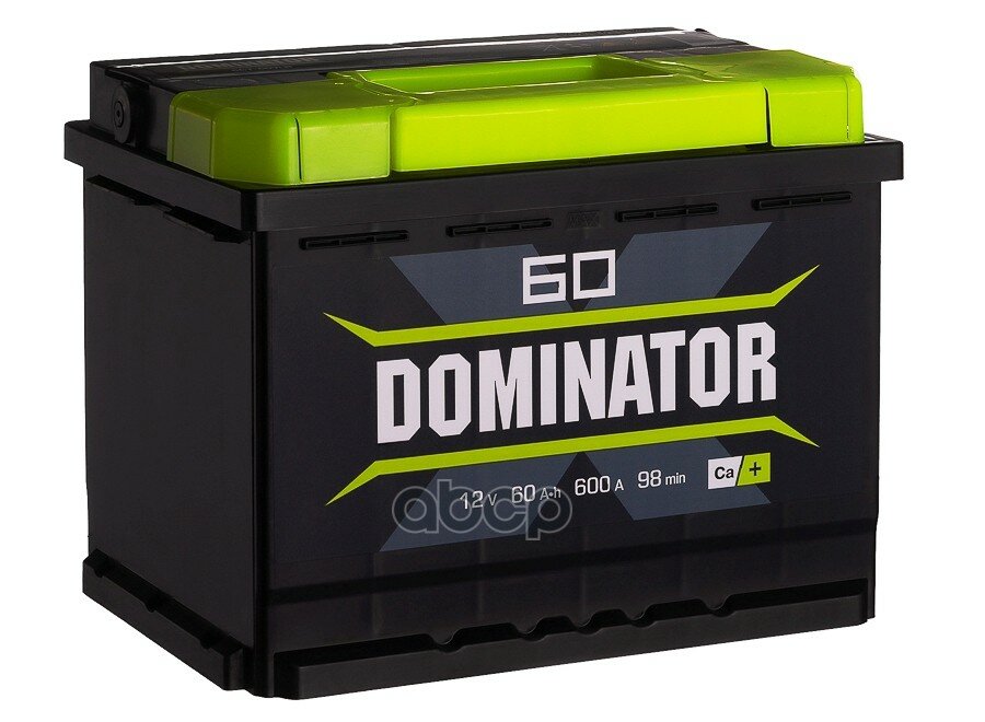 Автомобильный аккумулятор Dominator 6СТ-60VLR 600A 242х175х190