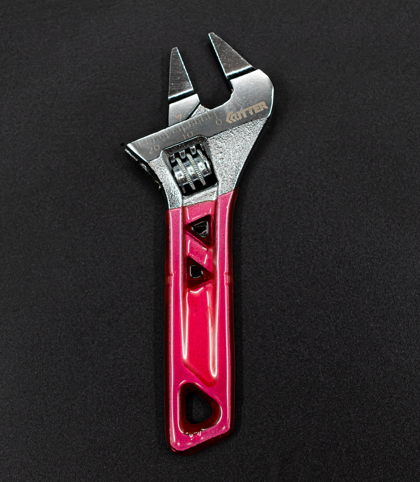 Ключ разводной Ritter Ultra Slim 150 мм / 6" (ультратонкие губки, укороч. рукоятка, сталь CR-V, хромированные, 24 мм)