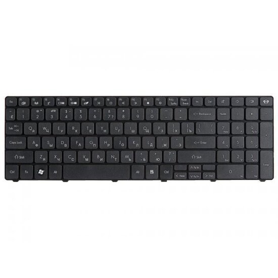 Клавиатура для ноутбука Rocknparts для Packard Bell EG70, LE11, LE69, LM81, LM85, LM86, LM87, LM98, TK11, TK81, TK85, TM81, TM82, TM85, TM86, TM87, TM89, TM94, TM98