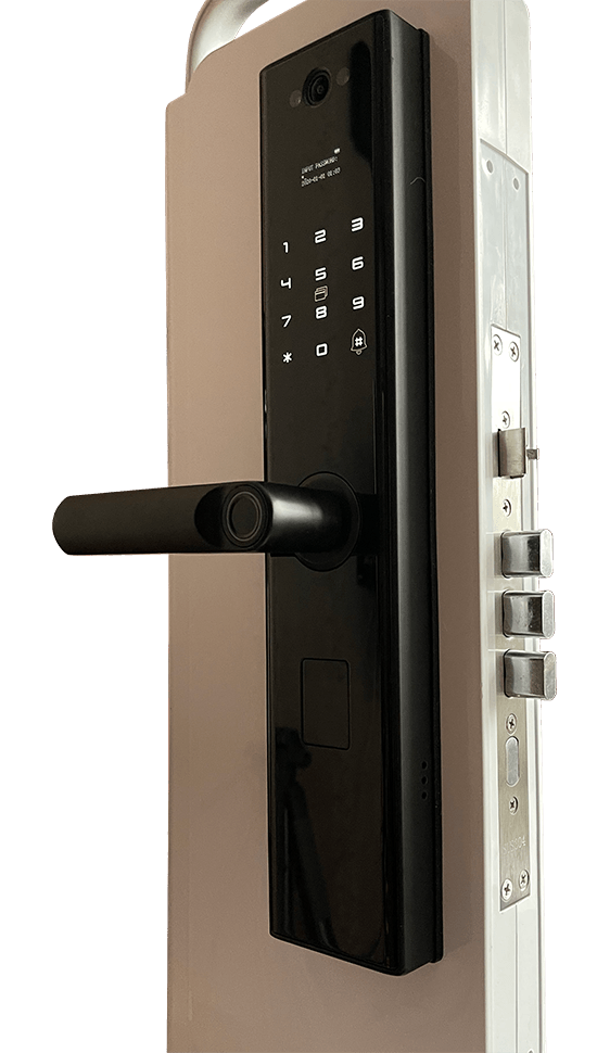 Электронные замки на двери MiRLock Электронный замок MirLock F773 с видеоглазком+карта+пароль+отпечаток пальца+ключ - фотография № 6