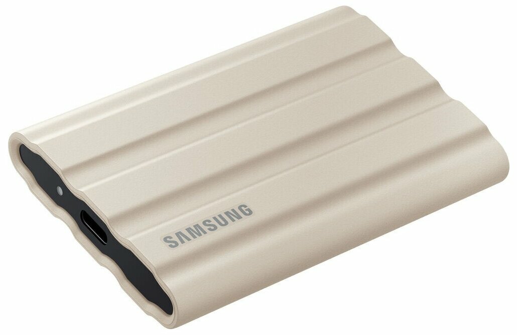 Внешний диск 1.8" Samsung T7 Shield MU-PE2T0K/WW SSD/емкость 2 ТБ запись/чтение 1000МБ/с/1050МБ/с