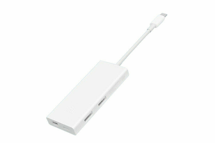 USB-концентратор Xiaomi ZJQ02TM, разъемов: 3