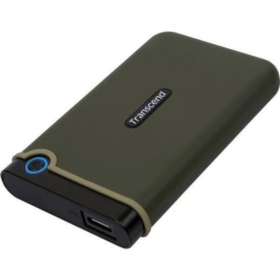 Внешний жесткий диск TRANSCEND 2.5' 1.0Tb USB 3.0 Милитари зеленый TS1TSJ25M3G