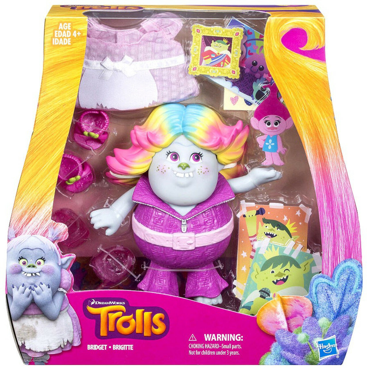 фото 26762 DreamWorks Trolls Тролль Бриджит Collectible Doll - Bridget Тихоня (Леди Блести Сверкай)