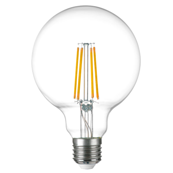 Светодиодная лампа Lightstar LED Filament 220V G95 E27 8W=80W 720LM 360G CL 3000K 30000H 933102