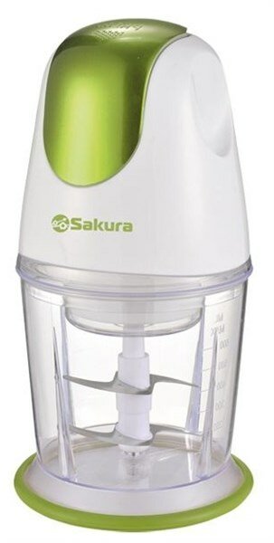 Измельчитель Sakura SA-6232 белый/зеленый