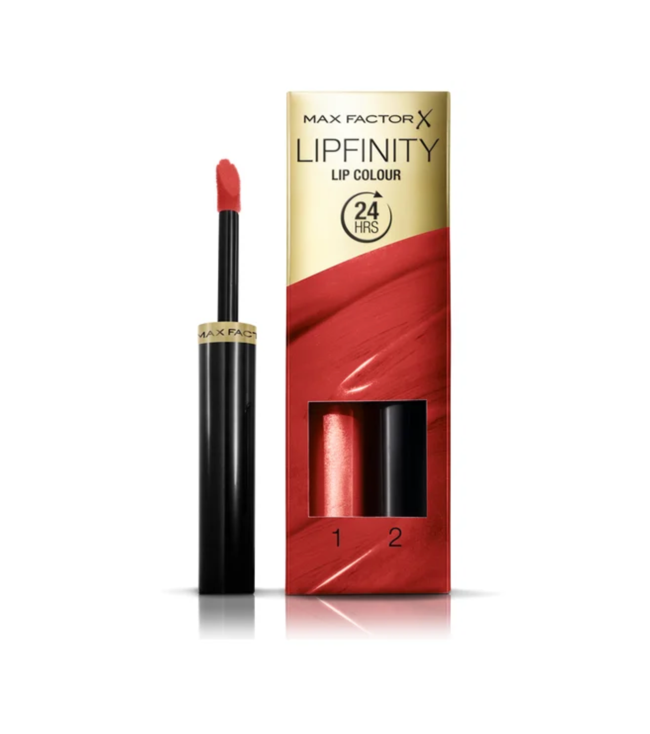 Макс Фактор / Max Factor - Помада+Блеск для губ Lip Colour Lipfinity тон 120 Hot 4,2 г