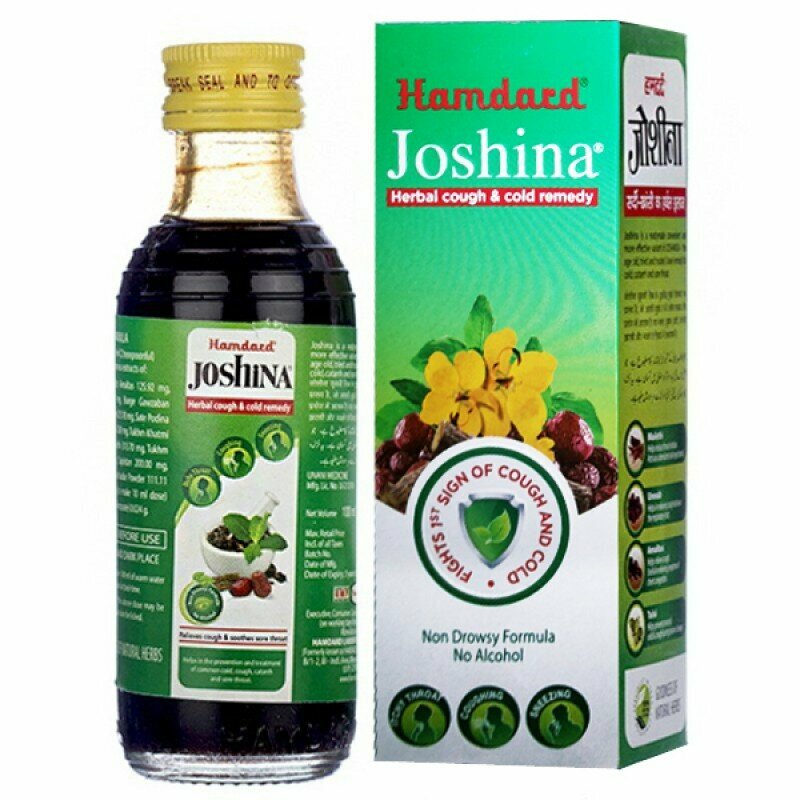 Сироп от кашля Джошина Хамдард (Hamdard Joshina Herbal Cough&Cold Remedy), 200мл