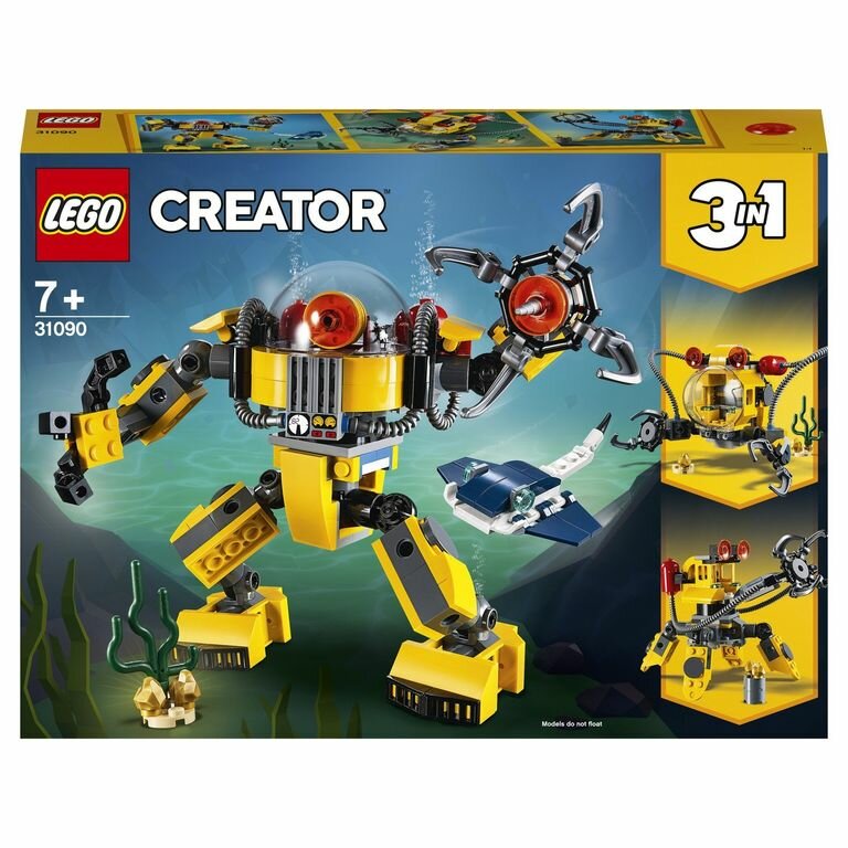 LEGO Creator Конструктор Робот для подводных исследований, 31090