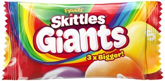 Драже Skittles Giants гигантские конфеты 45 гр.