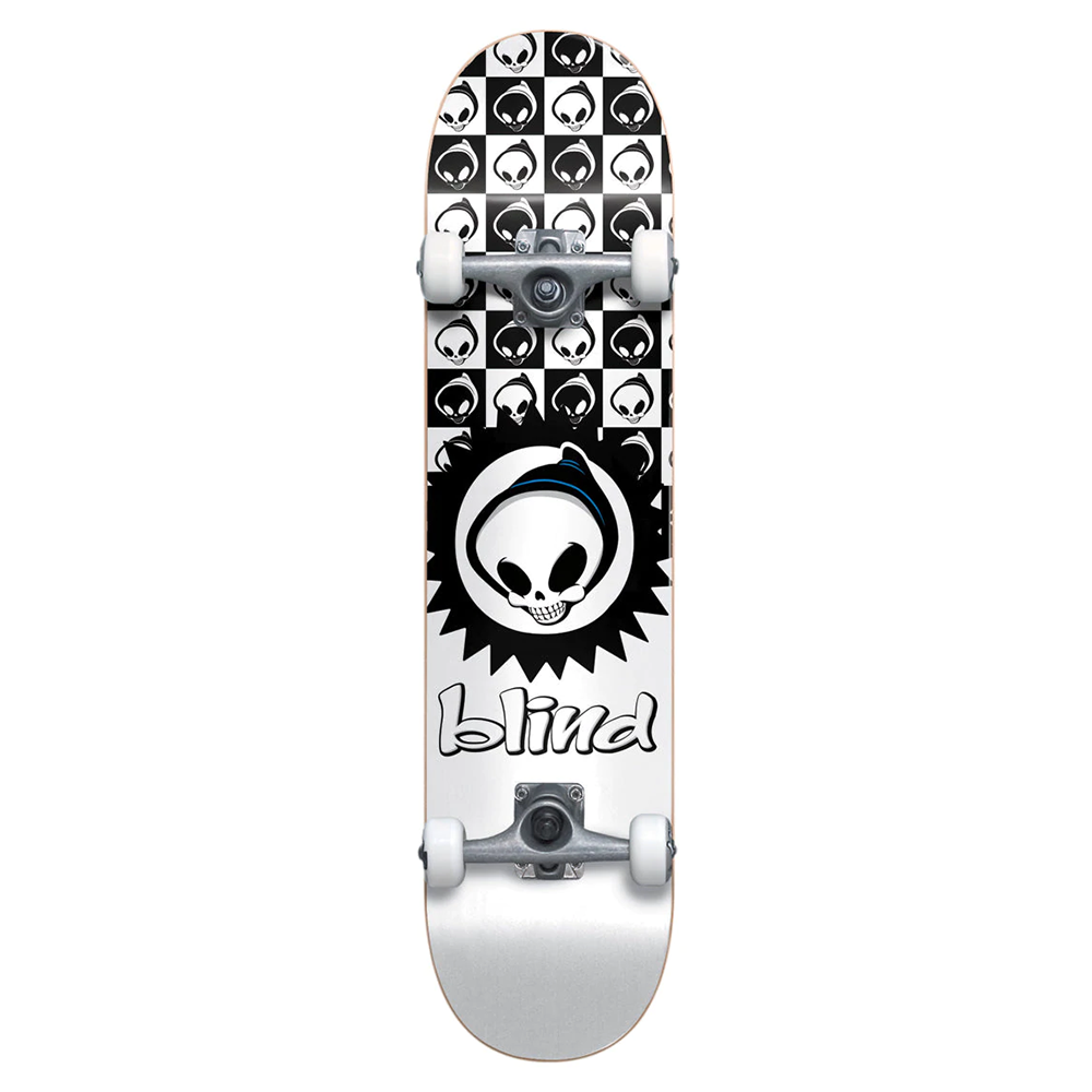 Скейтборд Blind Checked Reaper YTH FP Soft S White 7.375 2022