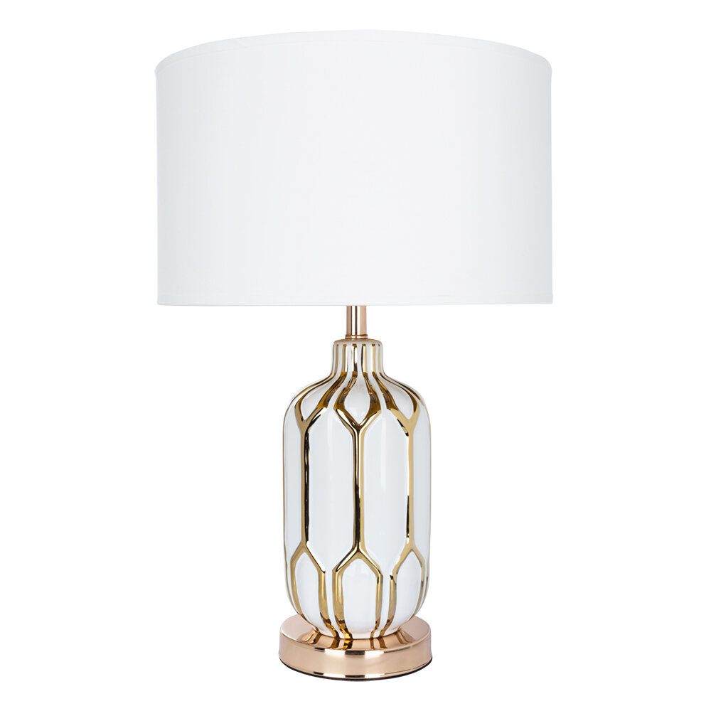 Настольная лампа Arte Lamp Revati A4016LT-1WH, Белый, E27