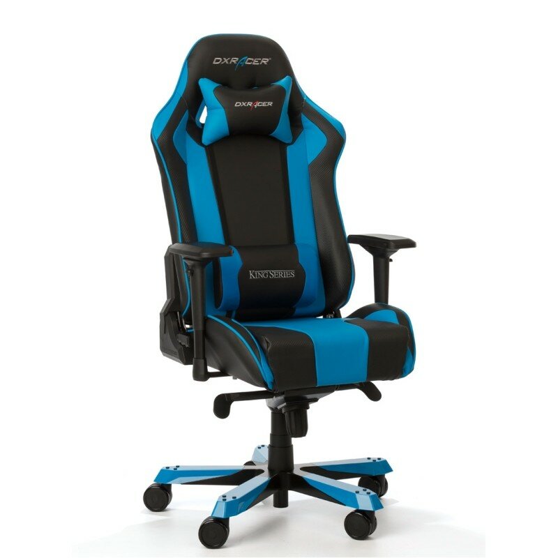 Кресло компьютерное для геймеров DXRacer King OH/KS06/NB, Black Blue