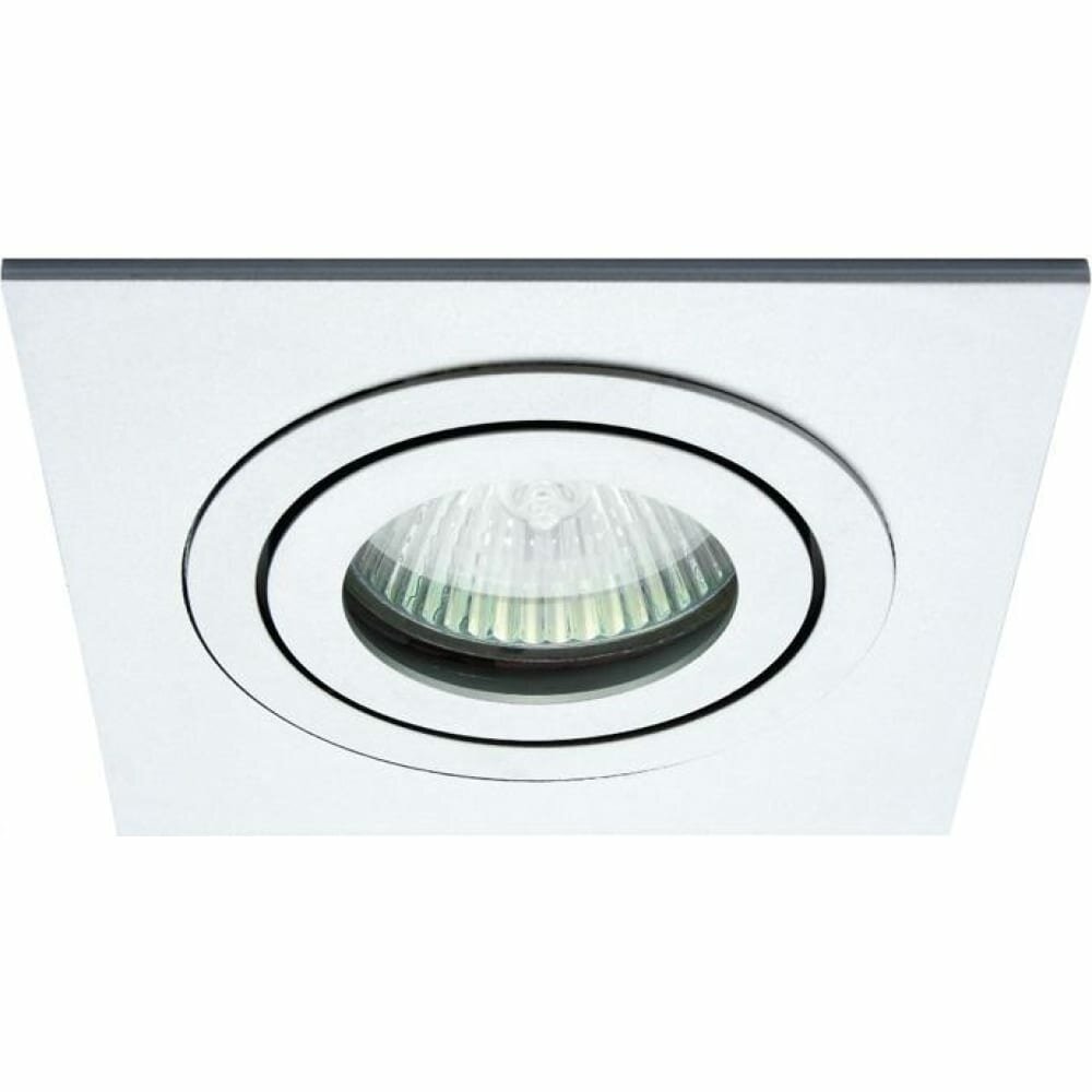 фото POWERLIGHT Спот встраиваемый 1xGU5,3x50W блест. Алюмин 6216/1-4CH