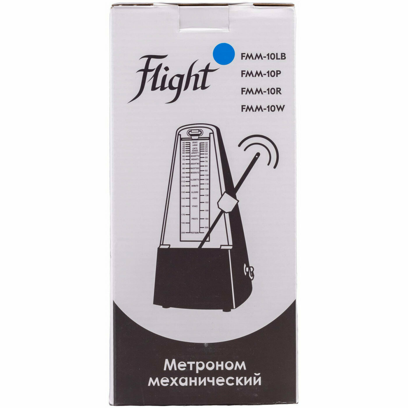 FLIGHT FMM-10 LIGHT BLUE метроном механический цвет голубой