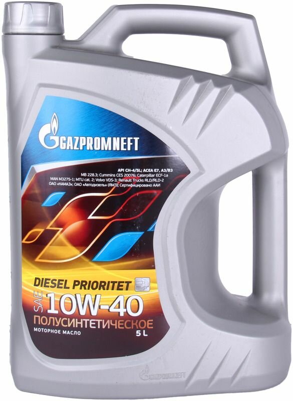 Масло моторное Gazpromneft Diesel Prioritet 10W-40 4 л