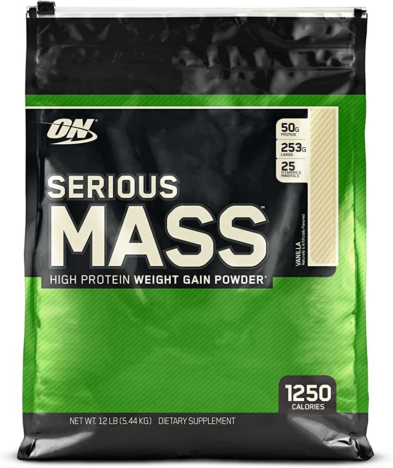 Гейнер Optimum Nutrition Serious Mass (5.44 кг)(ваниль)