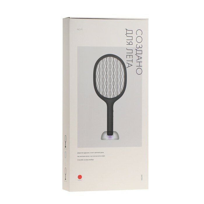 Мухобойка электрическая Xiaomi SOLOVE Electric Mosquito Swatter P1 Red, АКБ, красный 9747973 - фотография № 1