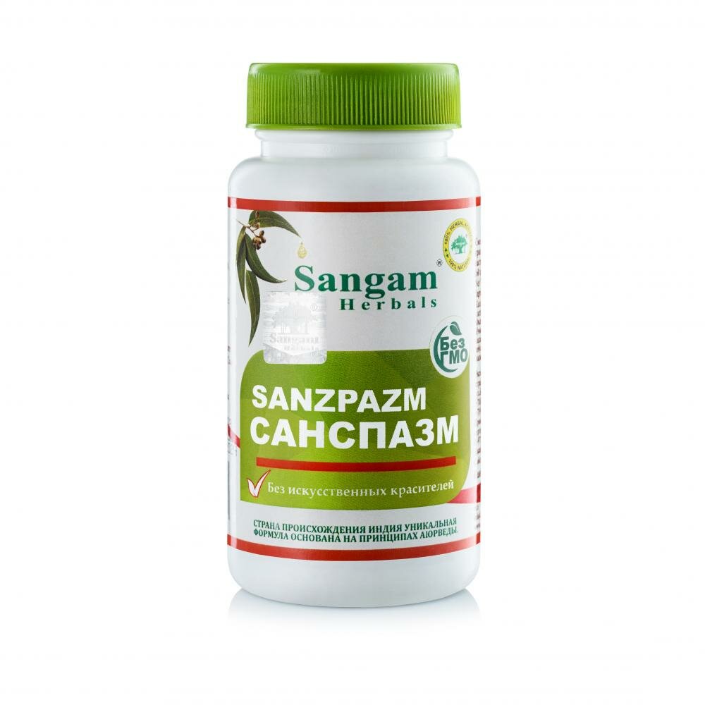 Санзпазм чурна (таблетки) Сангам, 60 шт по 750 мг