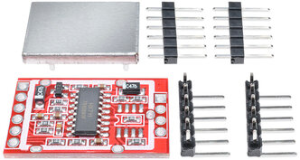 Плата расширения АЦП HX711 Dual-channel 24-bit A/D Conversion Weighing Sensor Module with Metal Shied AR115