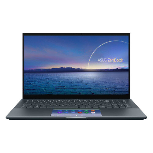 Ноутбук игровой ASUS Zenbook Pro 15 OLED UX535LI-H2346T, 15.6", Intel Core i5 10300H 2.5ГГц, 4-ядерный, 16ГБ DDR4, 512ГБ SSD, NVIDIA GeForce GTX 1650 Ti - 4 ГБ, Windows 10 Home, серый [90nb0rw1-m10610]