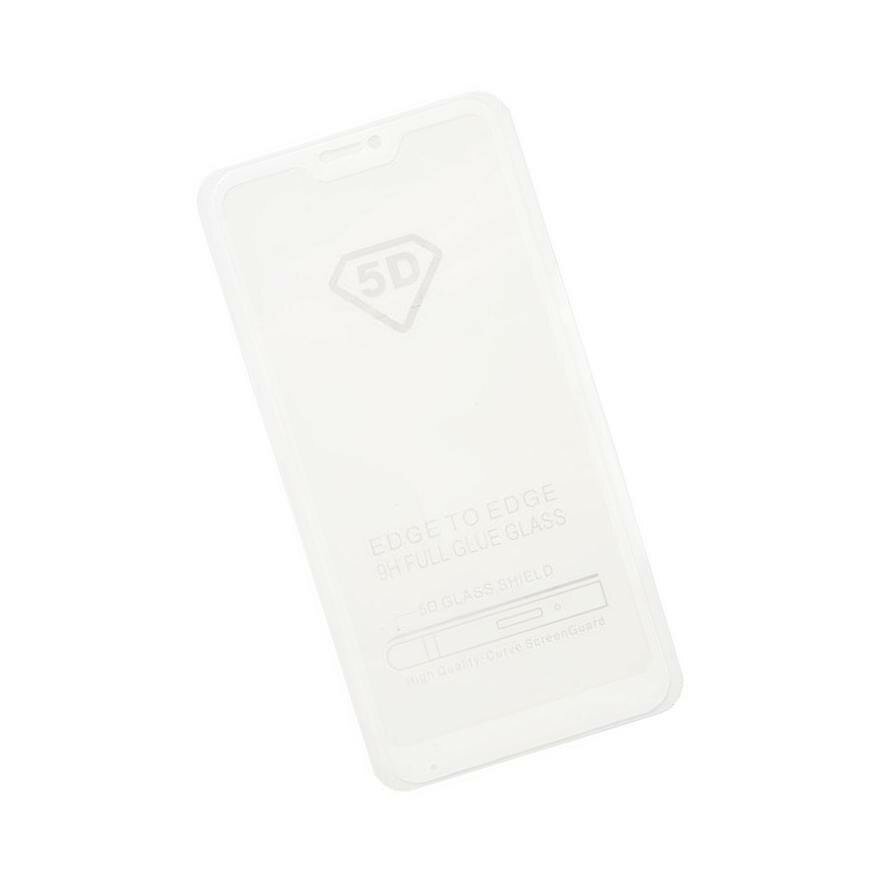 Защитное стекло (поклейка на экран) 3D/5D/9D для Xiaomi Redmi 6 Pro Mi A2 Lite белое