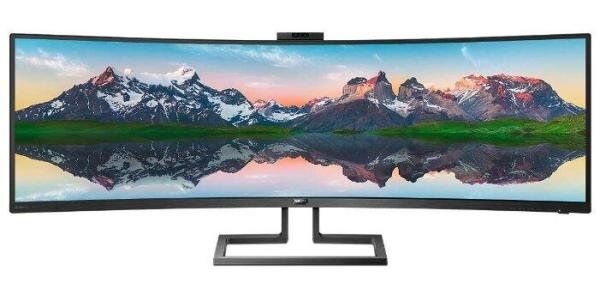  49 PHILIPS 499P9H/00 Black (VA, , 5120x1440, 5 ms, 178/178, 450 cd/m, 80M:1, +2xHDMI 2.0, +DP,MM)