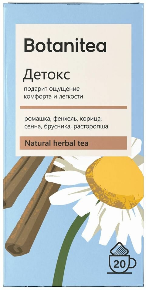 Чай травяной Botanitea Detox 20*1.8г