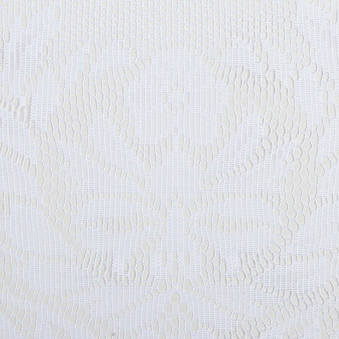 Тюль на кухню 220х170 см, цвет белый, 100% полиэстер - фотография № 2