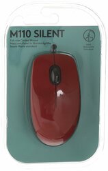 Мышь Logitech M110 Silent Red 910-005489