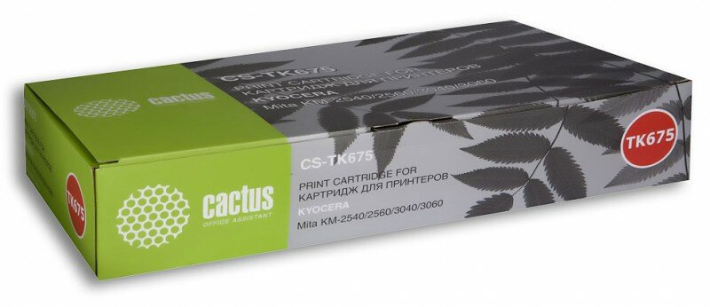 Cactus Картридж лазерный Cactus CS-TK675 TK-675 черный (20000стр.) для Kyocera Mita KM 2540/2560/3040/3060