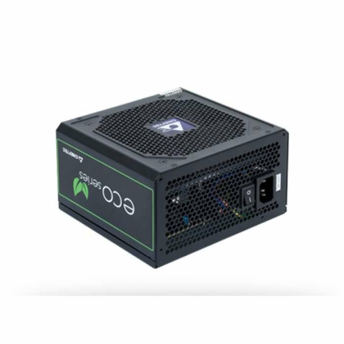 Блок питания Chieftec PSU GPE-500S 500W ECO ATX2.3/EPS12V 230V CabMan RT 85%+ 12cm Fan Active PFC Fix:24pin ATX, 4pin 12V Mod:1x8(6+2)p,2x(SATAx2),2xMolex