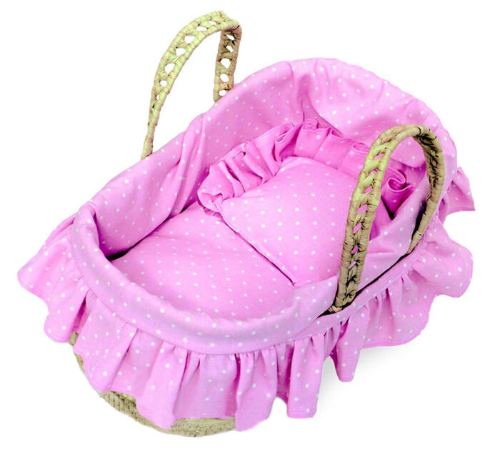 Petitcollin 28 cm doll moses basket (Кроватка для кукол Петитколлин до 28 см)