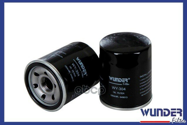 Фильтр Масляный Для, На Опель/Opel Cora/B Mit All Maz Wunder Filter Wy304 WUNDER filter арт. WY304